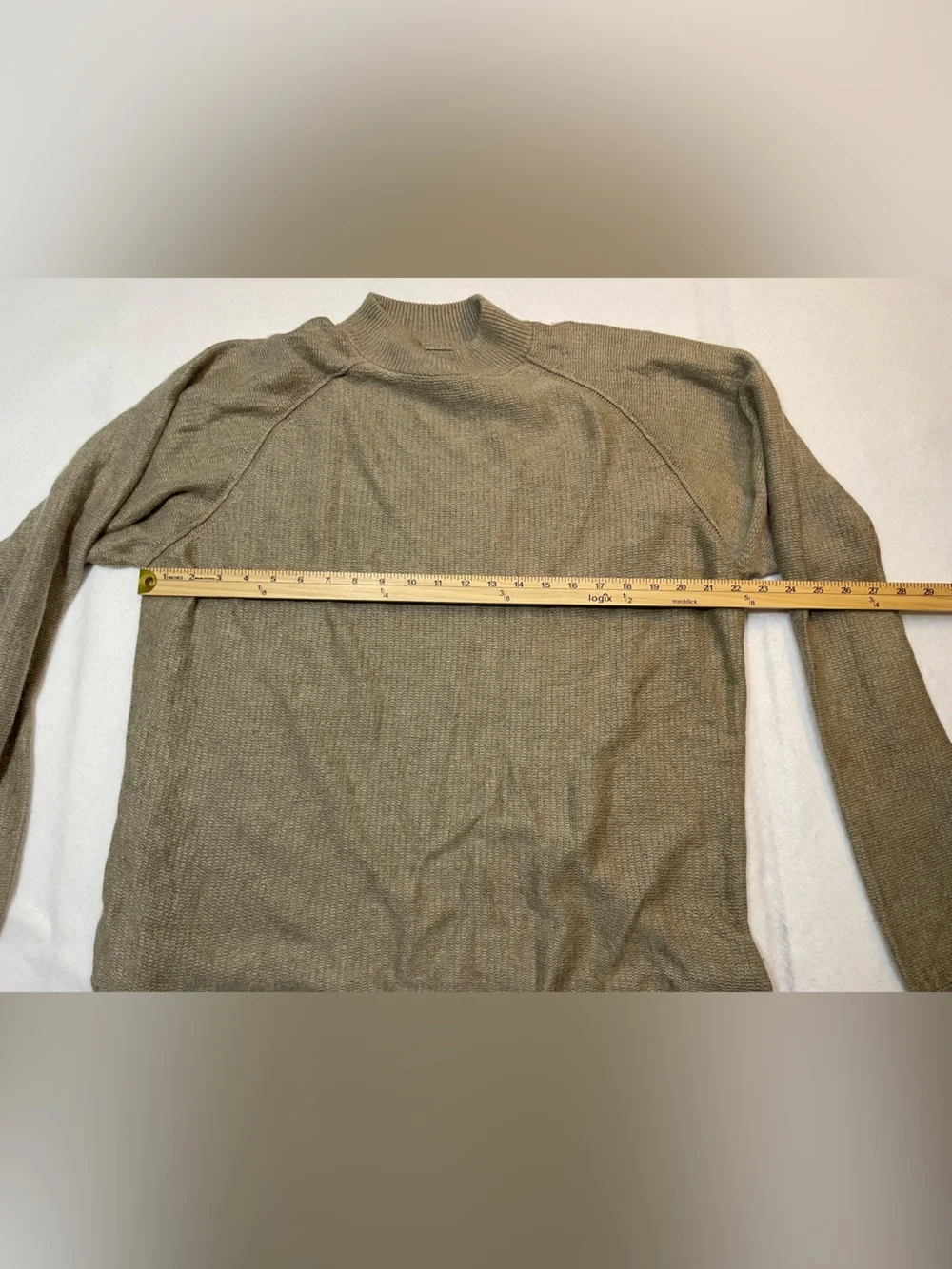 The Territory Ahead Silk Blend Sweater XXL Neutral Tan Crewneck
